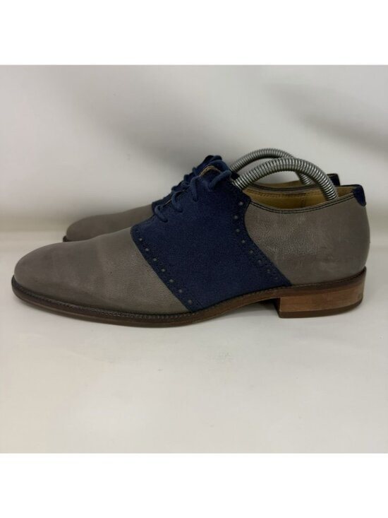 Cole Haan Saddle Oxford Shoes Gray Blue Men\'s Size 7.5 M main image 5